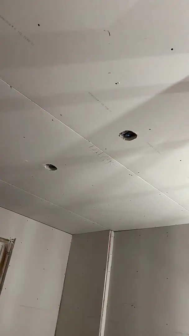 Ceiling drywall board installation